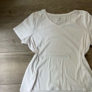Talbots Basic White Tee
